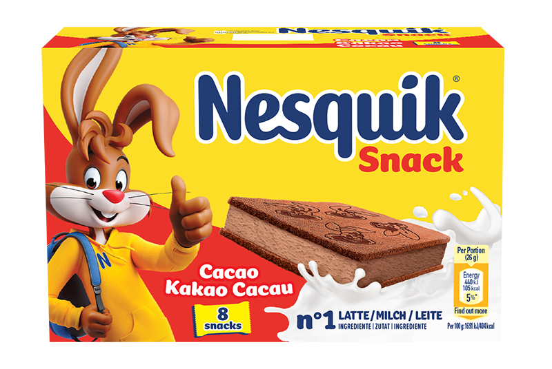 Nesquik Snack Kakao 8x26g Front RL