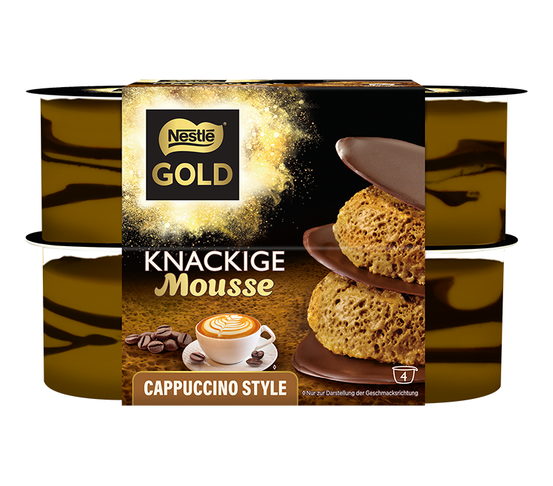 Nestle Gold Knackige Mousse Cappuccino 4x57g