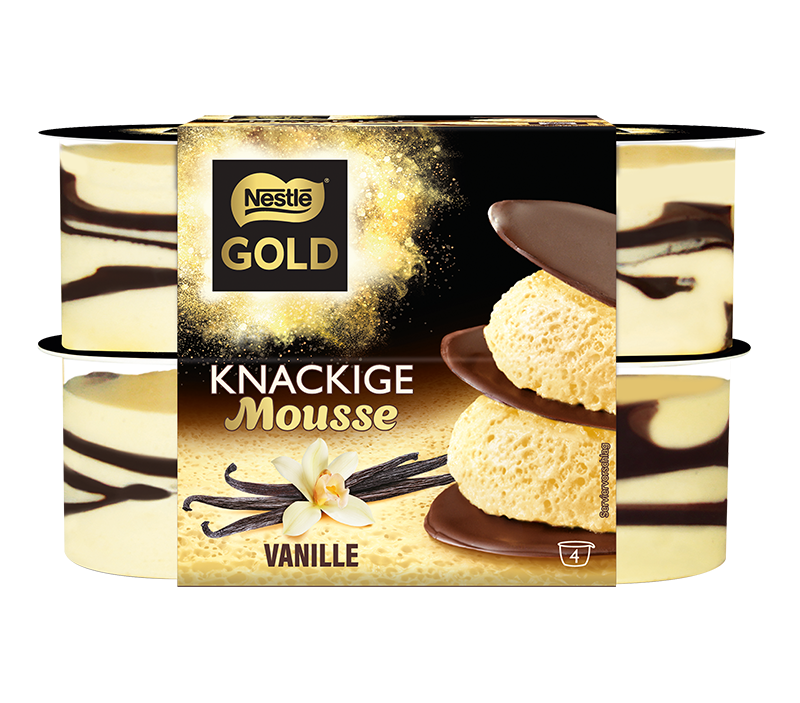 Nestle Gold Knackige Mousse Vanille