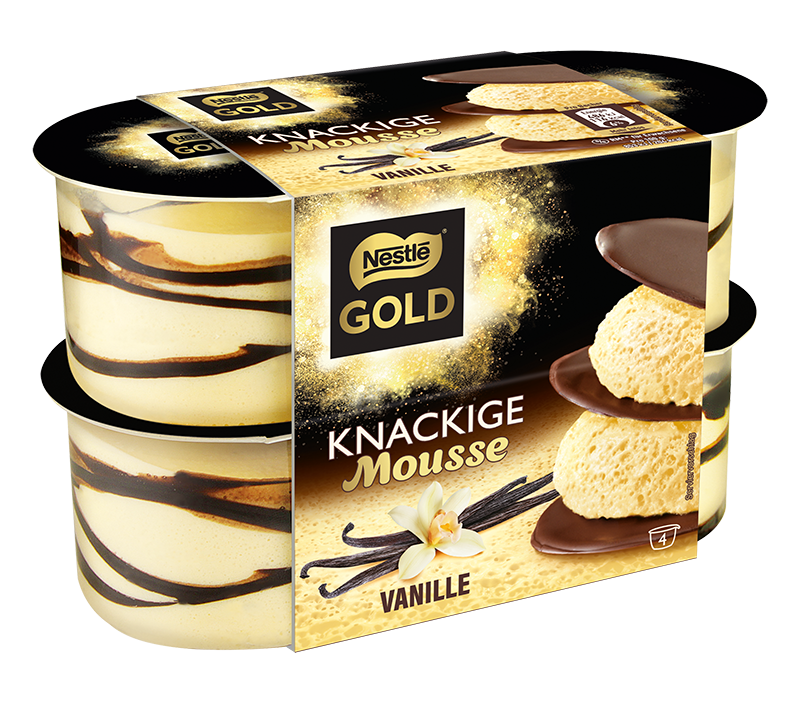 Nestle Gold Knackige Mousse Vanille